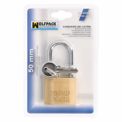 Wolfpack - Cadenas en laiton arc long 50 mm. Plus
