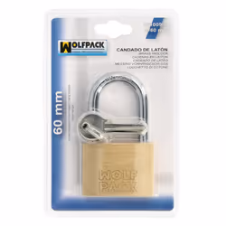 Wolfpack - Cadenas Laiton Long Arc 60 mm. Plus