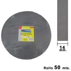 Ruban Aveugle Gris Wolfpack 14 mm. Rouler 50 mètres
