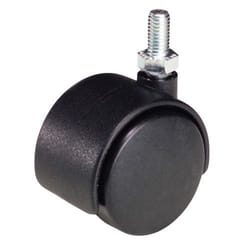 Roue Domestique Nylon Noir Spike M8x40 mm.