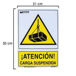 Wolfpack - Affiche Danger Charge Suspendue 30x21 cm.