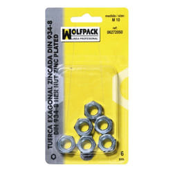 Crou Hexagonal Zingué Din934 M03 (80 Pièces)