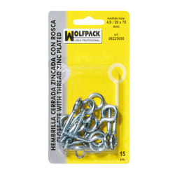 Douille fermée 4.0/20 x 70 mm. (15 pièces)