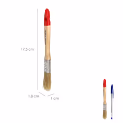 Brico Brosse Double Poils Blancs N°12 (Largeur Poils 19 mm.)