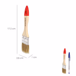 Brico Brosse Double Poils Blancs n° 18 (Largeur Poils 38 mm.)