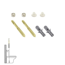 Wolfpack - Kit Sanitaire Fixe Wc 5x75 mm. Bichromaté (2 pièces)