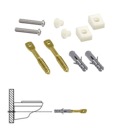 Kit de fixation horizontale pour wc 5x70 mm. (2 pièces)