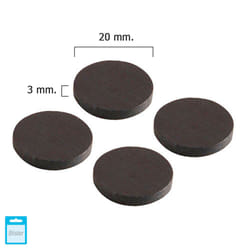 Aimant Wolfpack Ferrite Disque ø 20x3 mm. (Blister 4 pièces)