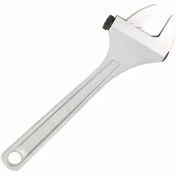 Clé à molette réglable Maurer à vis 8" - Longueur : 200 mm. - Ouverture maximale : 26 mm. - Conçues en acier au chrome vanadi ...