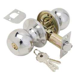 Bouton de porte Wolfpack avec clé chromé