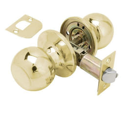 Bouton de porte en laiton simple Wolfpack pour couloir