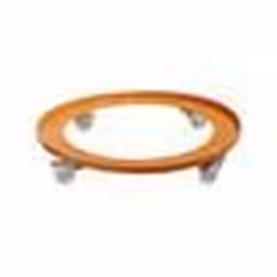 Support bouteille butane - Métallique - Diamètre intérieur 230 mm - Diamètre extérieur 310 mm - Roues pivotantes