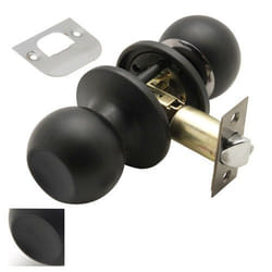 Bouton de porte noir simple Wolfpack pour couloir