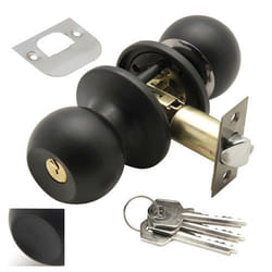 Bouton de porte Wolfpack avec clé noire