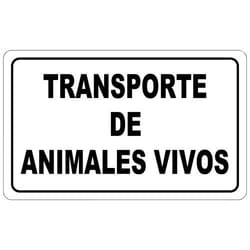 Affiche Transport d'Animaux Vivants 30x21 cm.