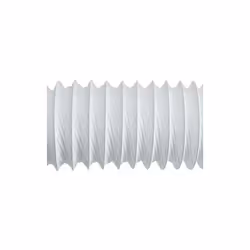 Tuyau de sortie d'air du sécheur. - Diamètre : 125 mm. - Longueur : 3 mètres. - Nécessaire pour les sèche-linge sans condensa ...