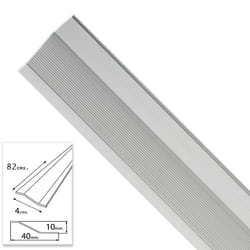 Solin Adhésif Pour Céramique Métal Argent 82,0 cm.