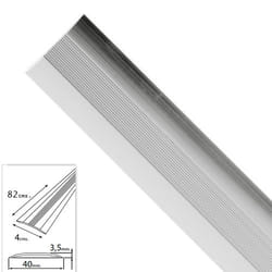 Solin Adhésif Pour Tapis Métal Argenté 82,0 cm.