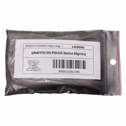 Graphite en poudre. - Sachet de 50 grammes. - Graphite naturel broyé sans graisse et sans odeur. - Graisse/lubrifiant/piston  ...