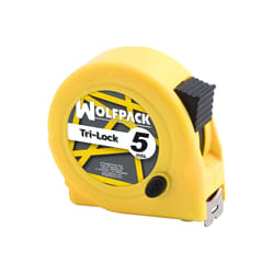 Wolfpack - Flexomètre Magnétique Jaune Avec Frein 5 Mètres/19 mm.