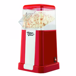 JOCCA 5617 machine à popcorn Rouge, Transparent 3 min 1200 W