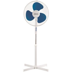 Ventilateur - Jocca - Sur pied - 50W - Blanc et Bleu - 60 dB