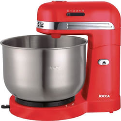 Melangeur - Petrin Robot pétrin - JOCCA - Bol en acier inoxydable 3,5 L - 5 vitesses - Rouge et gris