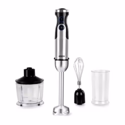 Mixeur plongeant Jocca Avec accessoires - 1200 w - Noir et gris