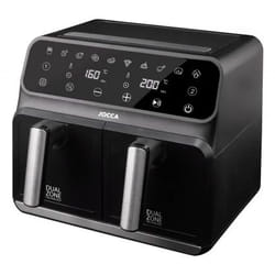 JOCCA 8435253576606 friteuse Double 8 L Autonome 1700 W Friteuse d’air chaud Noir