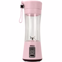Ce blender portable JOCCA SWEET de 380 ml est parfait pour préparer shakes, jus et smoothies. Avec ses 4 lames en acier inoxy ...