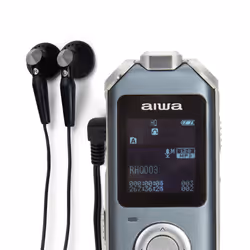 Aiwa DVR-M700 dictaphone Mémoire interne + carte mémoire Bleu - Vue supplémentaire 4
