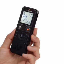 Aiwa DVR-A600 dictaphone Mémoire interne + carte mémoire Noir