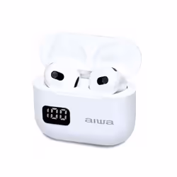 Écouteurs InEar - Aiwa - EBTW-100 - Bluetooth 5.0 - Autonomie 3/4h - Blanc