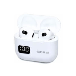 Écouteurs InEar - Aiwa - EBTW-100 - Bluetooth 5.0 - Autonomie 3/4h - Blanc