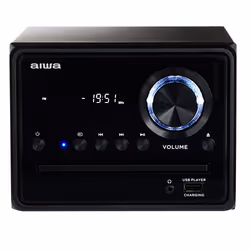 Aiwa MSBTU-300 ensemble audio pour la maison Système micro audio domestique 20 W Noir