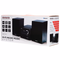 Aiwa MSBTU-300 ensemble audio pour la maison Système micro audio domestique 20 W Noir - Vue supplémentaire 7