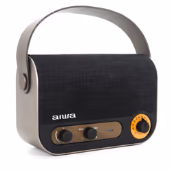 Aiwa RBTU-600 haut-parleur portable et de fête Enceinte portable mono Beige, Noir 5 W
