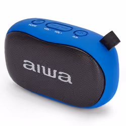 Aiwa BS-110BL enceinte portable Enceinte portable stéréo Bleu, Noir 5 W