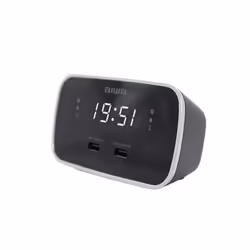 Aiwa CRU-19BK réveille-matin Réveil numérique Noir