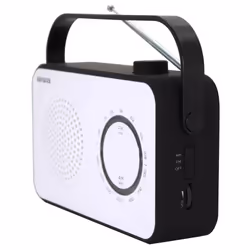 Aiwa R-190BW Radio portable Analogique Noir, Blanc