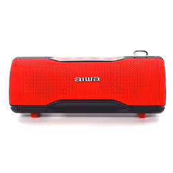 Aiwa BST-500RD, 2.0 canaux, 12 W, Avec fil &amp;sans fil, 10 m, Enceinte portable stéréo, Boutons