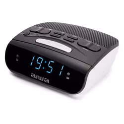 Aiwa CR-15 réveille-matin Réveil numérique Noir, Blanc