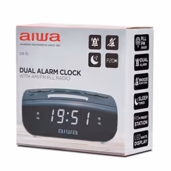 Aiwa CR-15 réveille-matin Réveil numérique Noir, Blanc - Vue supplémentaire 5