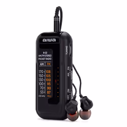 Aiwa R-22BK Radio portable Personnel Analogique Noir
