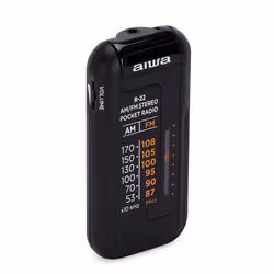 Aiwa R-22BK Radio portable Personnel Analogique Noir