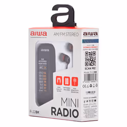 Aiwa R-22BK Radio portable Personnel Analogique Noir - Vue supplémentaire 7