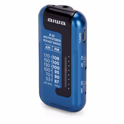 Aiwa R-22BL Radio portable Personnel Analogique Bleu
