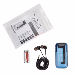 Aiwa R-22BL Radio portable Personnel Analogique Bleu - Vue supplémentaire 6