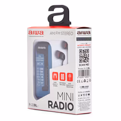 Aiwa R-22BL Radio portable Personnel Analogique Bleu - Vue supplémentaire 7
