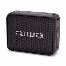 Aiwa BS-200BK, 1.0 canaux, 6 W, Sans fil, Enceinte portable mono, Noir, Boutons